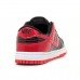 Kit 2 Pares Dunk Low Branco Preto E Preto Vermelho Verniz